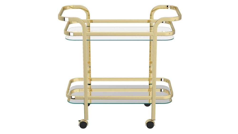 ZEDD 2-TIER BAR CART