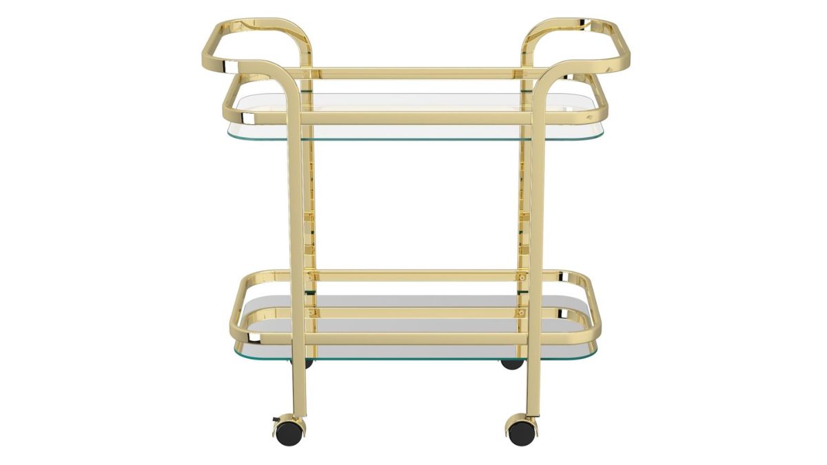 ZEDD 2-TIER BAR CART