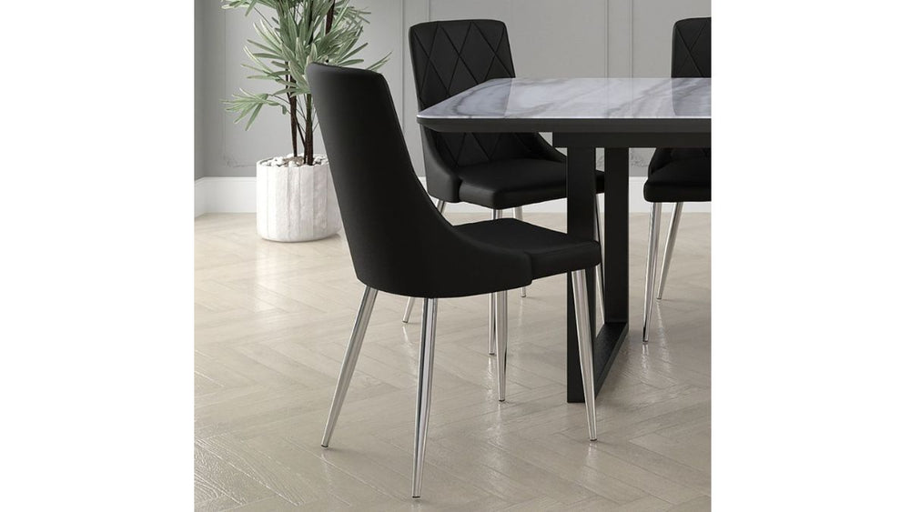 WORLDWIDE HOME FURNISHINGS DEVO DINING CHAIR (SET OF 2)