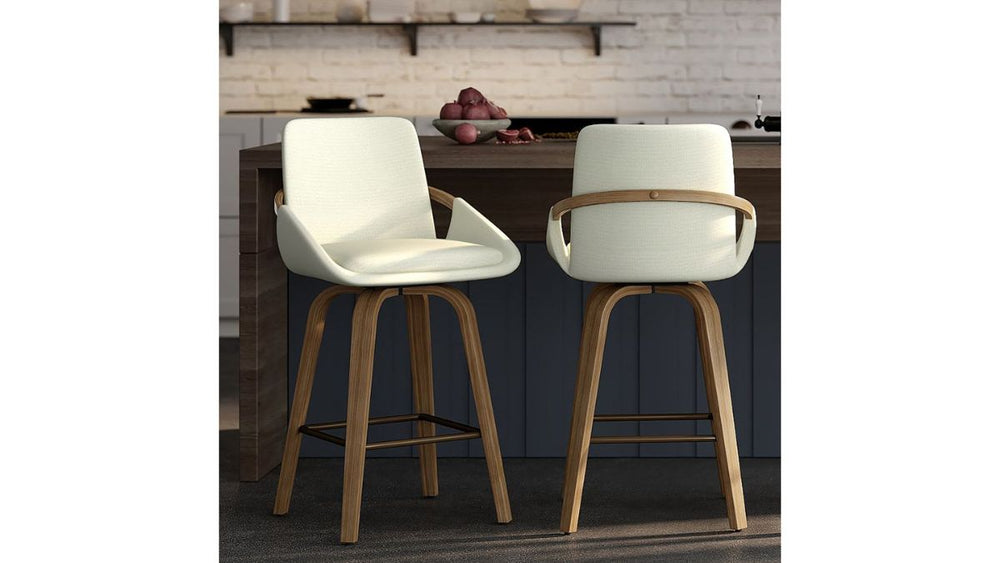 WORLDWIDE HOME FURNISHINGS PARKER COUNTER STOOL (SET OF 2)
