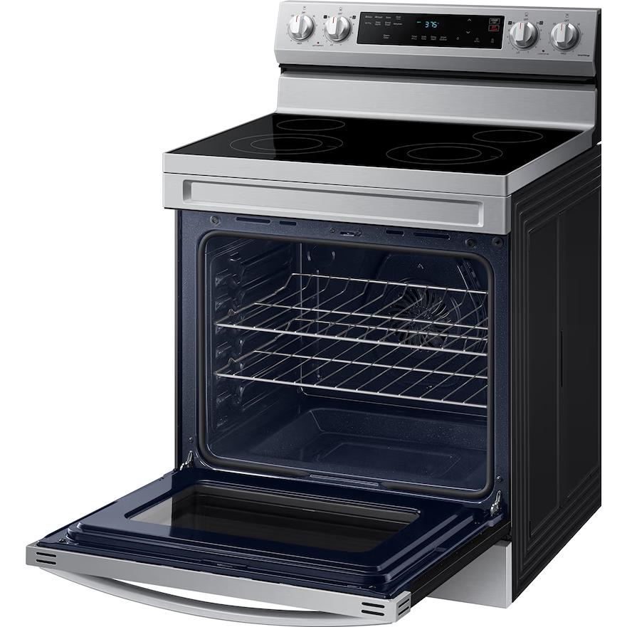  Samsung 6.3 cu. ft. Electric Freestanding Range Fan Convection Oven with Air Fry NE63F6510SR/AC IMAGE 6