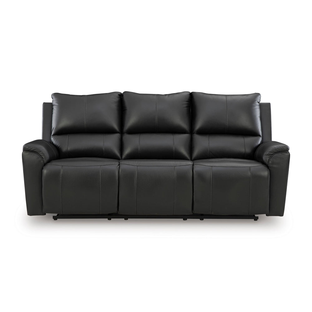  Signature Design by Ashley Glossmore Reclining Leather Match Sofa PCU1170088C IMAGE 3