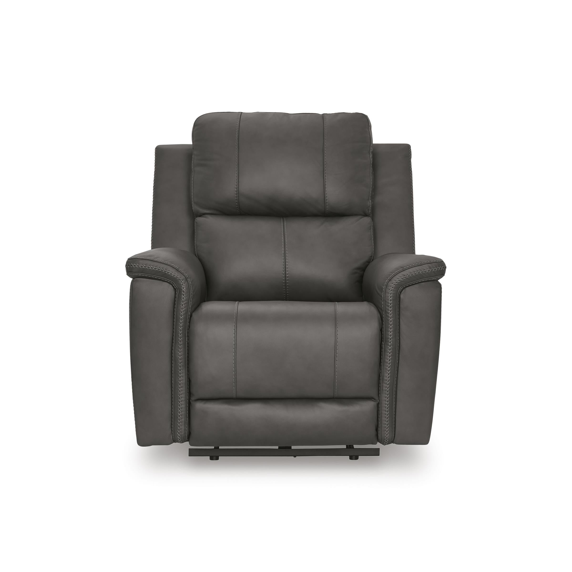  Signature Design by Ashley Bleckley Power Leather Match Recliner PCU1200013C IMAGE 3