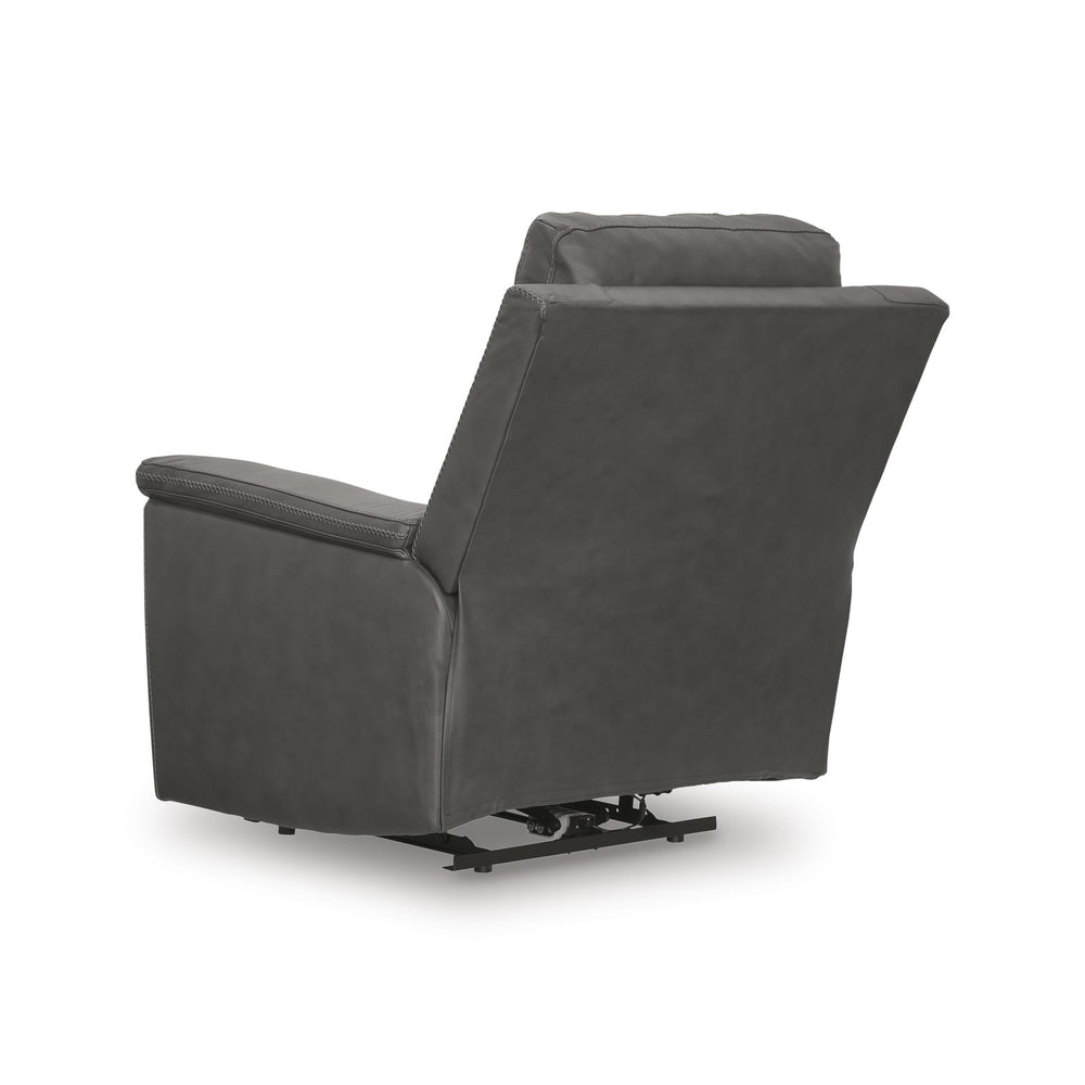  Signature Design by Ashley Bleckley Power Leather Match Recliner PCU1200013C IMAGE 5