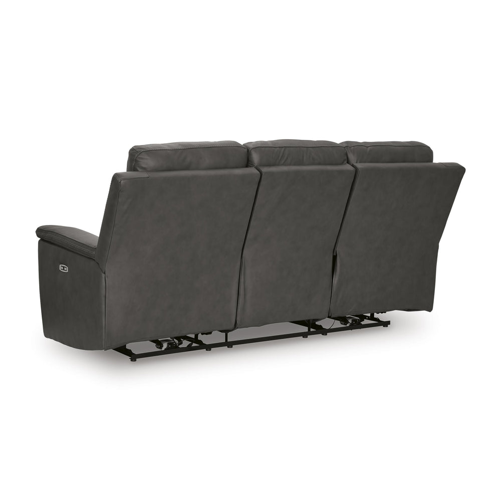  Signature Design by Ashley Bleckley Power Reclining Leather Match Sofa PCU1200015C IMAGE 4