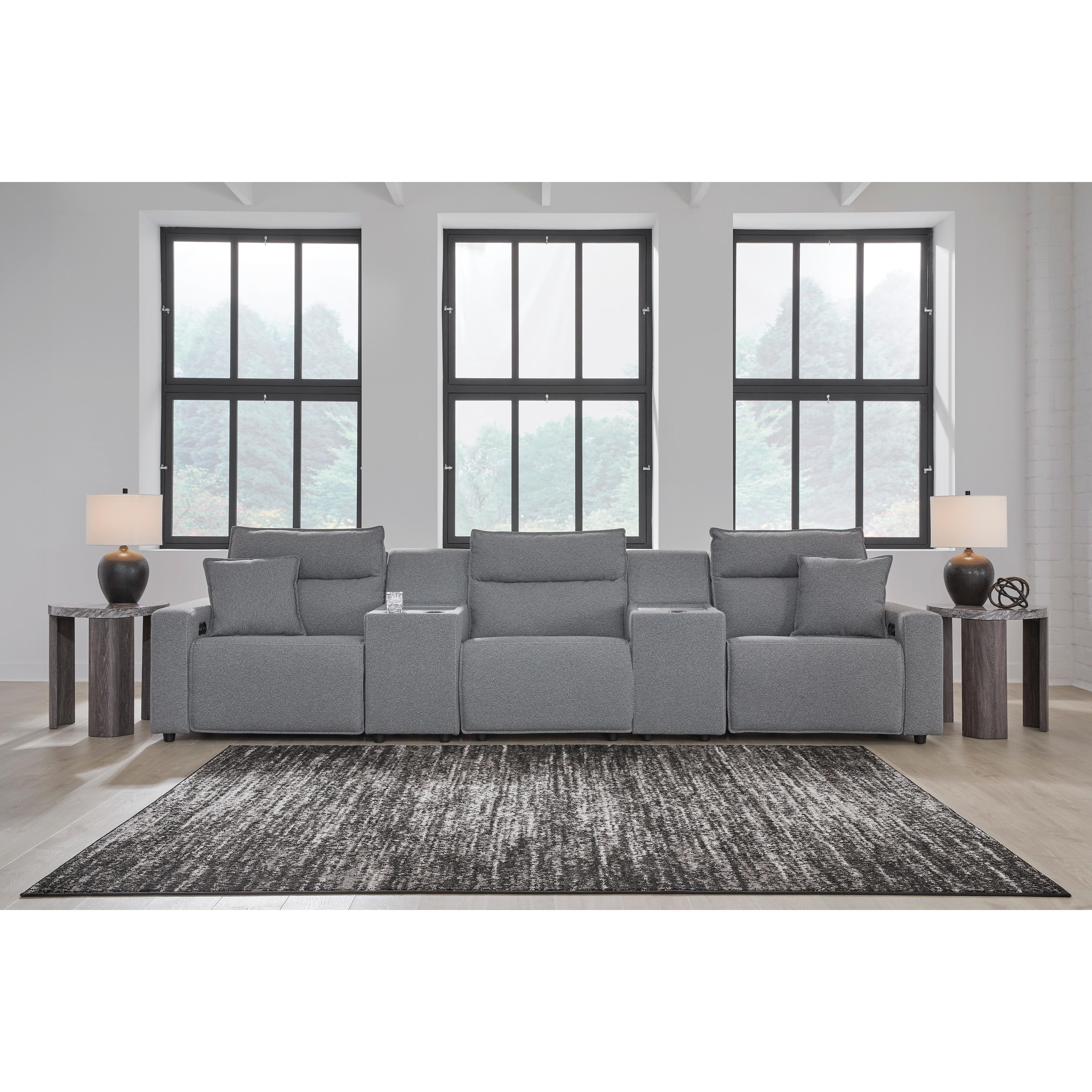  Signature Design by Ashley ModMax II Power Reclining Fabric 5 pc Sectional 6590658C/6590657C/6590646C/6590657C/6590662C IMAGE 5