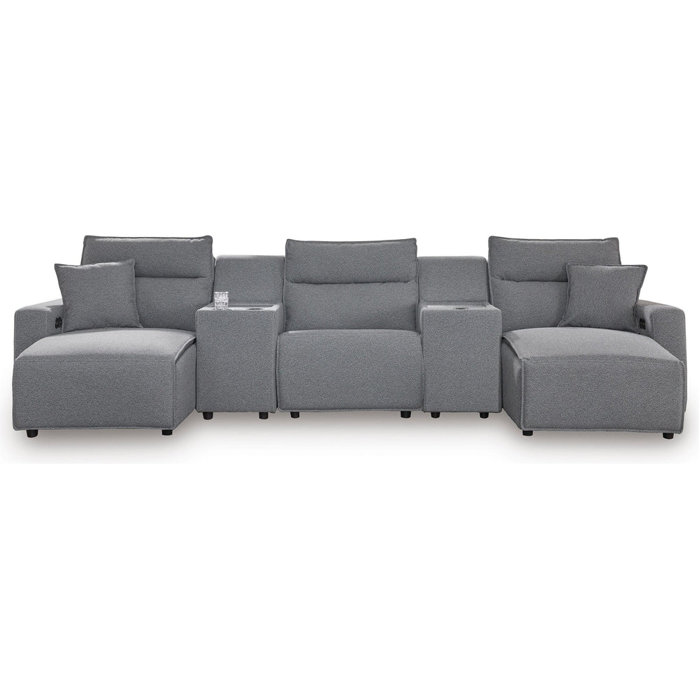  Signature Design by Ashley ModMax II Power Reclining Fabric 5 pc Sectional 6590679C/6590657C/6590646C/6590657C/6590697C IMAGE 1