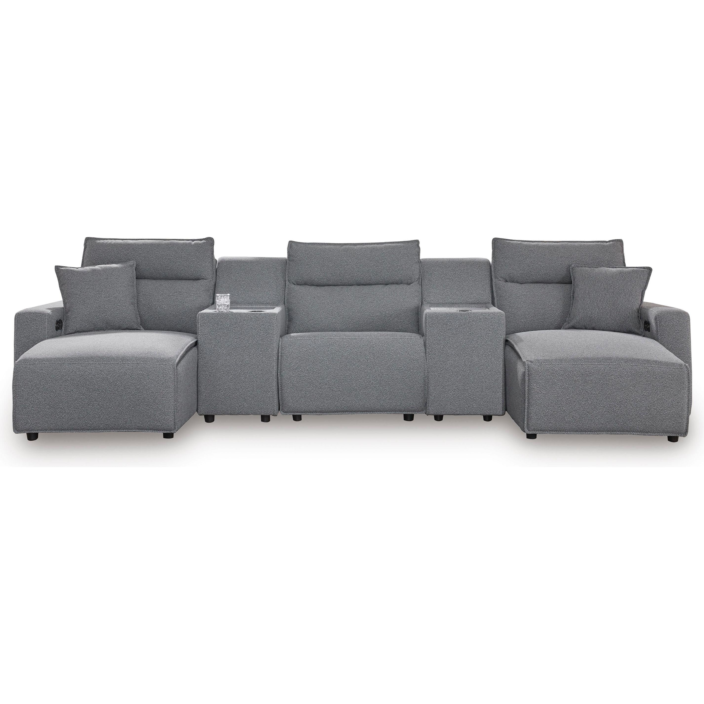  Signature Design by Ashley ModMax II Power Reclining Fabric 5 pc Sectional 6590679C/6590657C/6590646C/6590657C/6590697C IMAGE 1