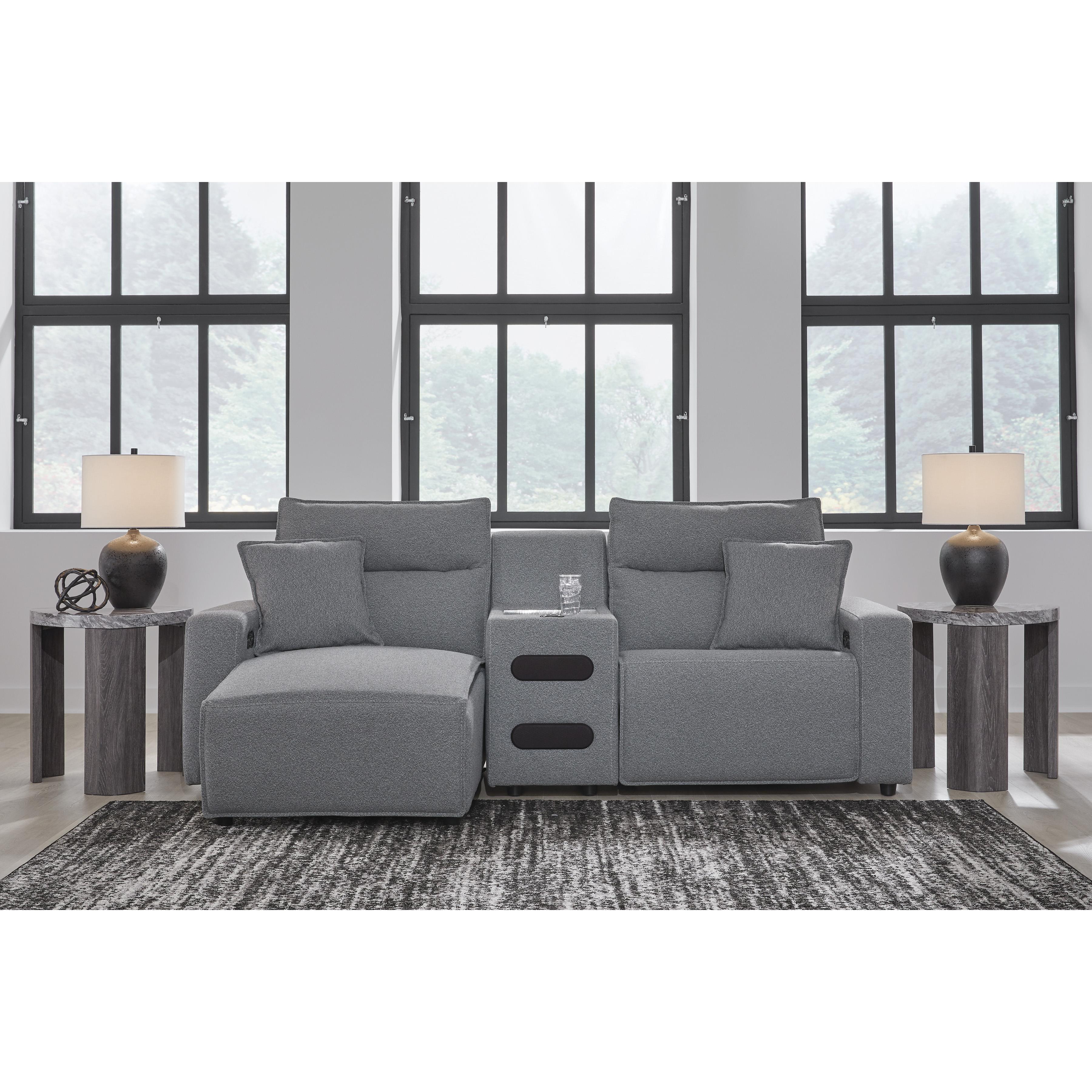  Signature Design by Ashley ModMax II Power Reclining Fabric 3 pc Sectional 6590679C/6590662C/6590660C IMAGE 5
