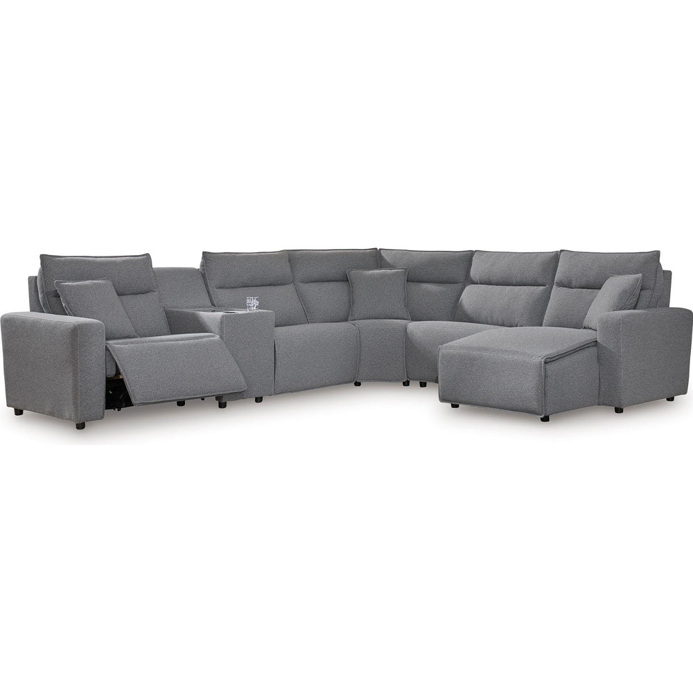  Signature Design by Ashley ModMax II Power Reclining Fabric 6 pc Sectional 6590631C/6590646C/6590657C/6590658C/6590677C/6590697C IMAGE 1