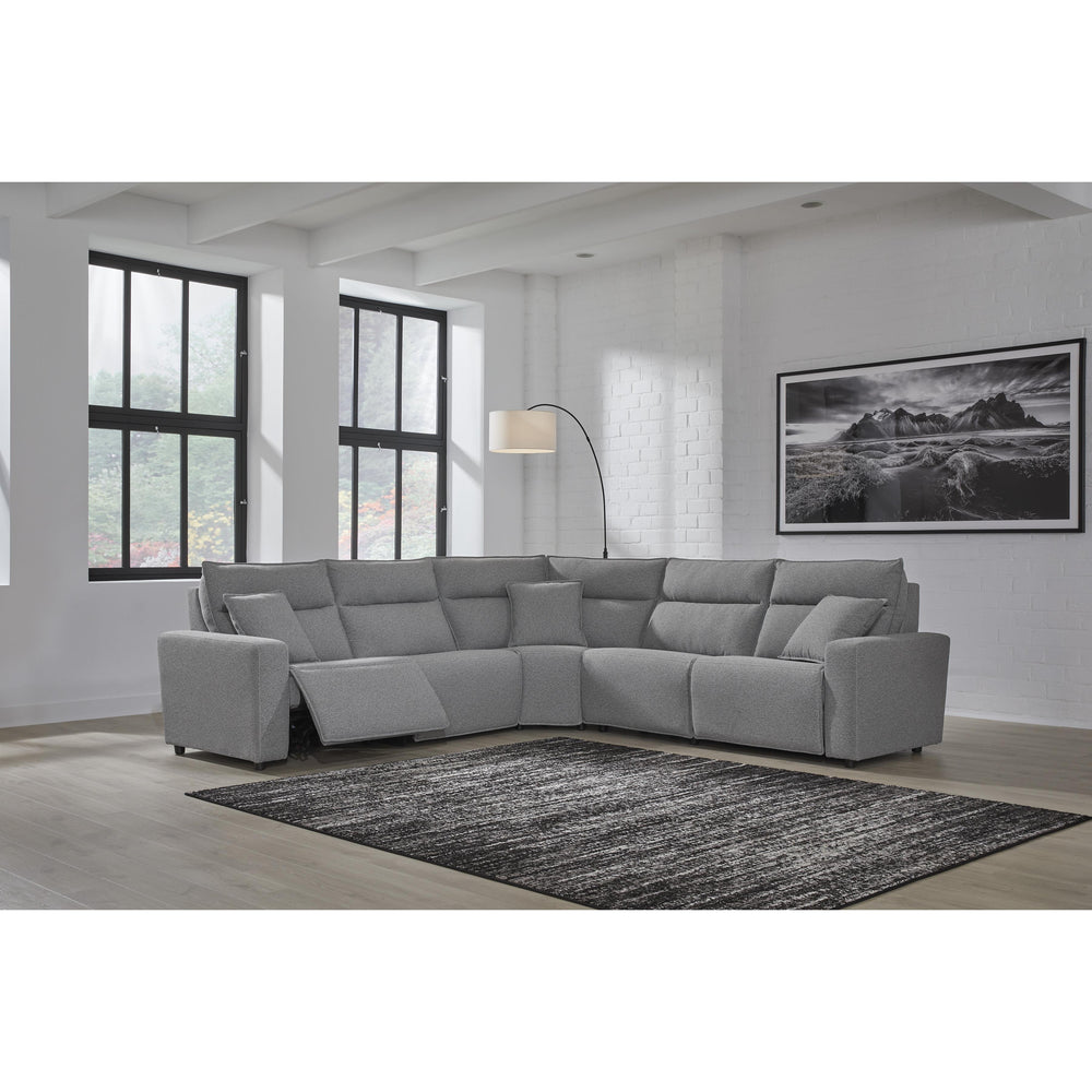  Signature Design by Ashley ModMax II Power Reclining Fabric 5 pc Sectional 6590631C/6590646C/6590658C/6590662C/6590677C IMAGE 4