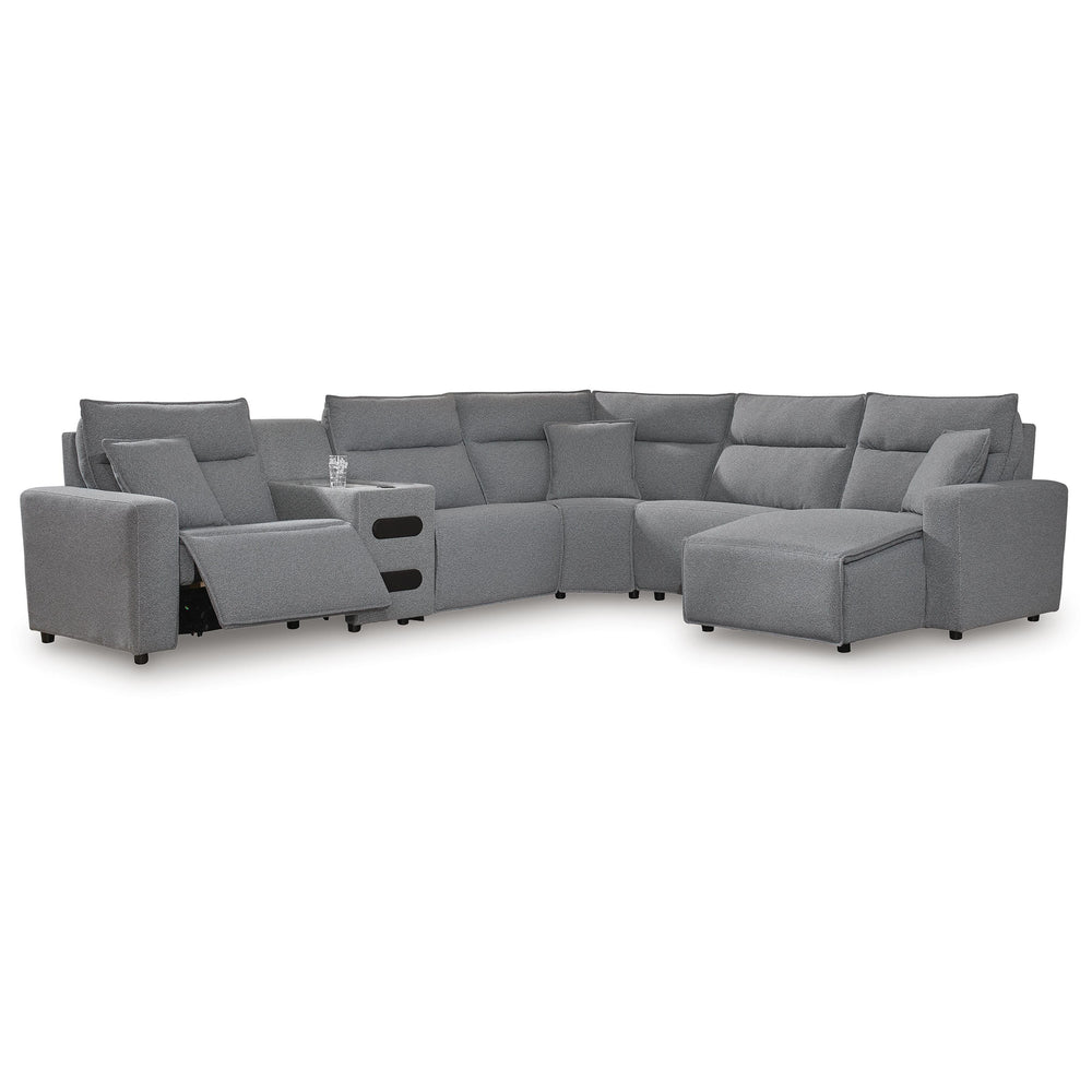  Signature Design by Ashley ModMax II Reclining Fabric 6 pc Sectional 6590631C/6590646C/6590658C/6590660C/6590677C/6590697C IMAGE 1