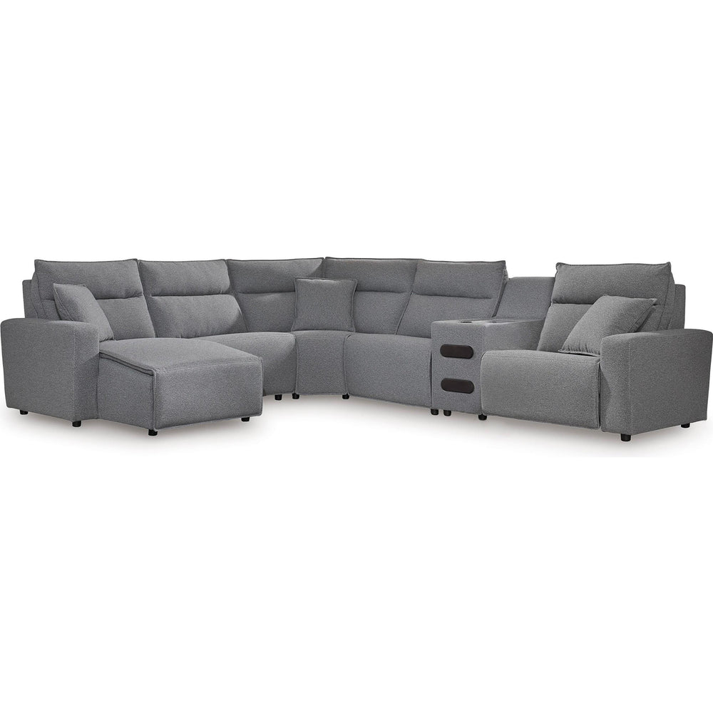  Signature Design by Ashley ModMax II Reclining Fabric 6 pc Sectional 6590679C/6590631C/6590677C/6590646C/6590660C/6590662C IMAGE 1