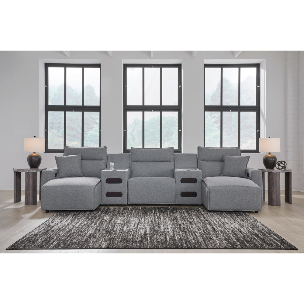  Signature Design by Ashley ModMax II Reclining Fabric 5 pc Sectional 6590631C/6590660C/6590660C/6590679C/6590697C IMAGE 1