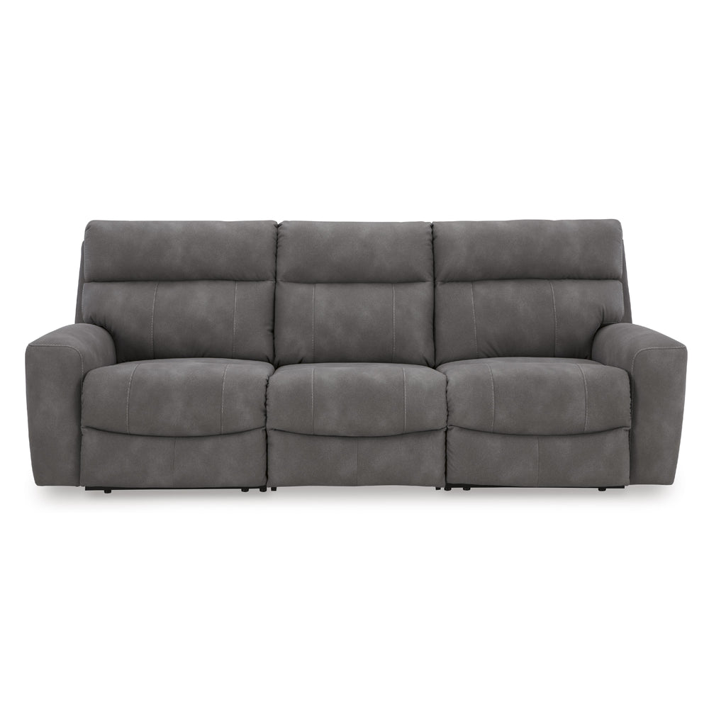  Signature Design by Ashley Next-Gen DuraPella Power Reclining Leather Look 3 pc Sectional 6100358C/6100346C/6100362C IMAGE 2