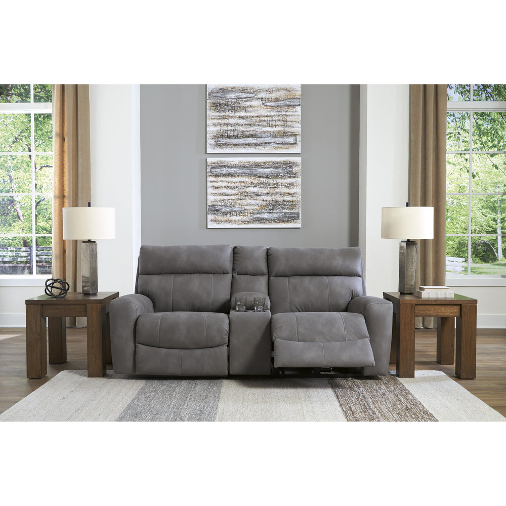  Signature Design by Ashley Next-Gen DuraPella Power Reclining Leather Look 3 pc Sectional 6100358C/6100357C/6100362C IMAGE 4