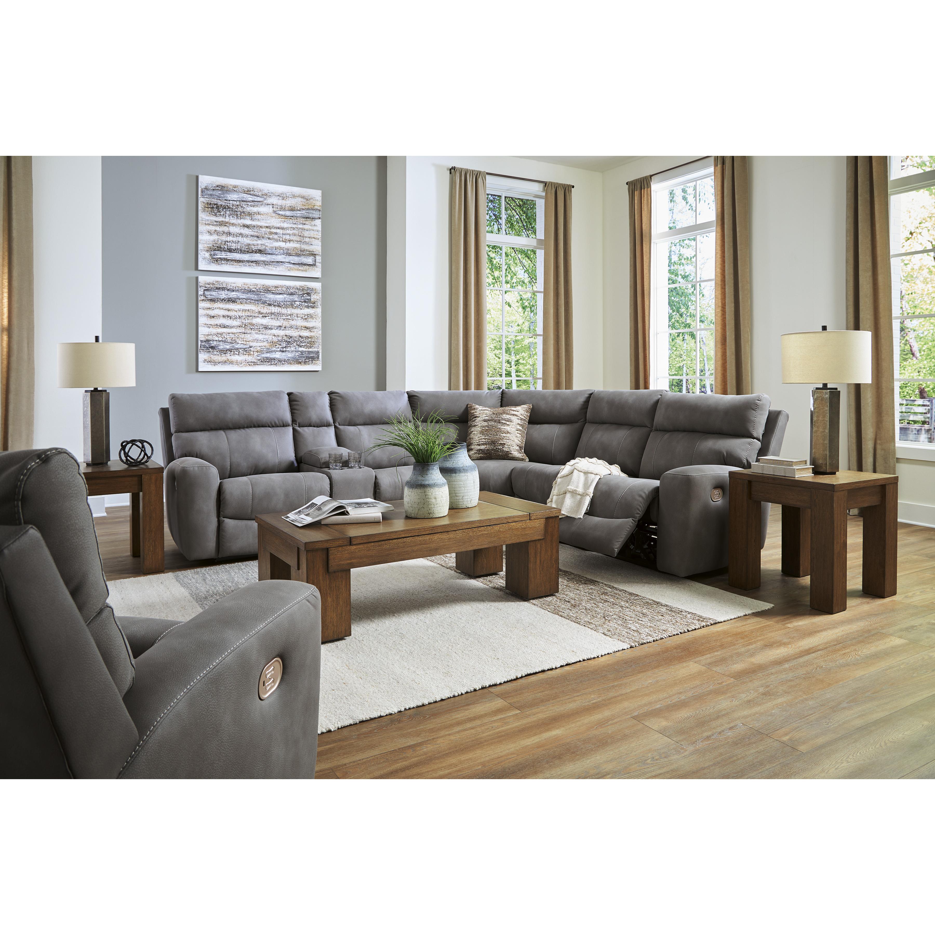  Signature Design by Ashley Next-Gen DuraPella Power Reclining Leather Look 6 pc Sectional 6100358C/6100357C/6100331C/6100377C/6100346C/6100362C IMAGE 12