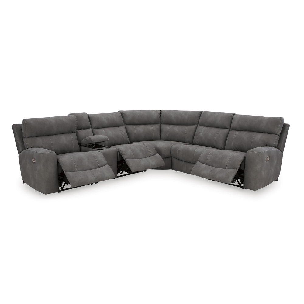  Signature Design by Ashley Next-Gen DuraPella Power Reclining Leather Look 6 pc Sectional 6100358C/6100357C/6100331C/6100377C/6100346C/6100362C IMAGE 2