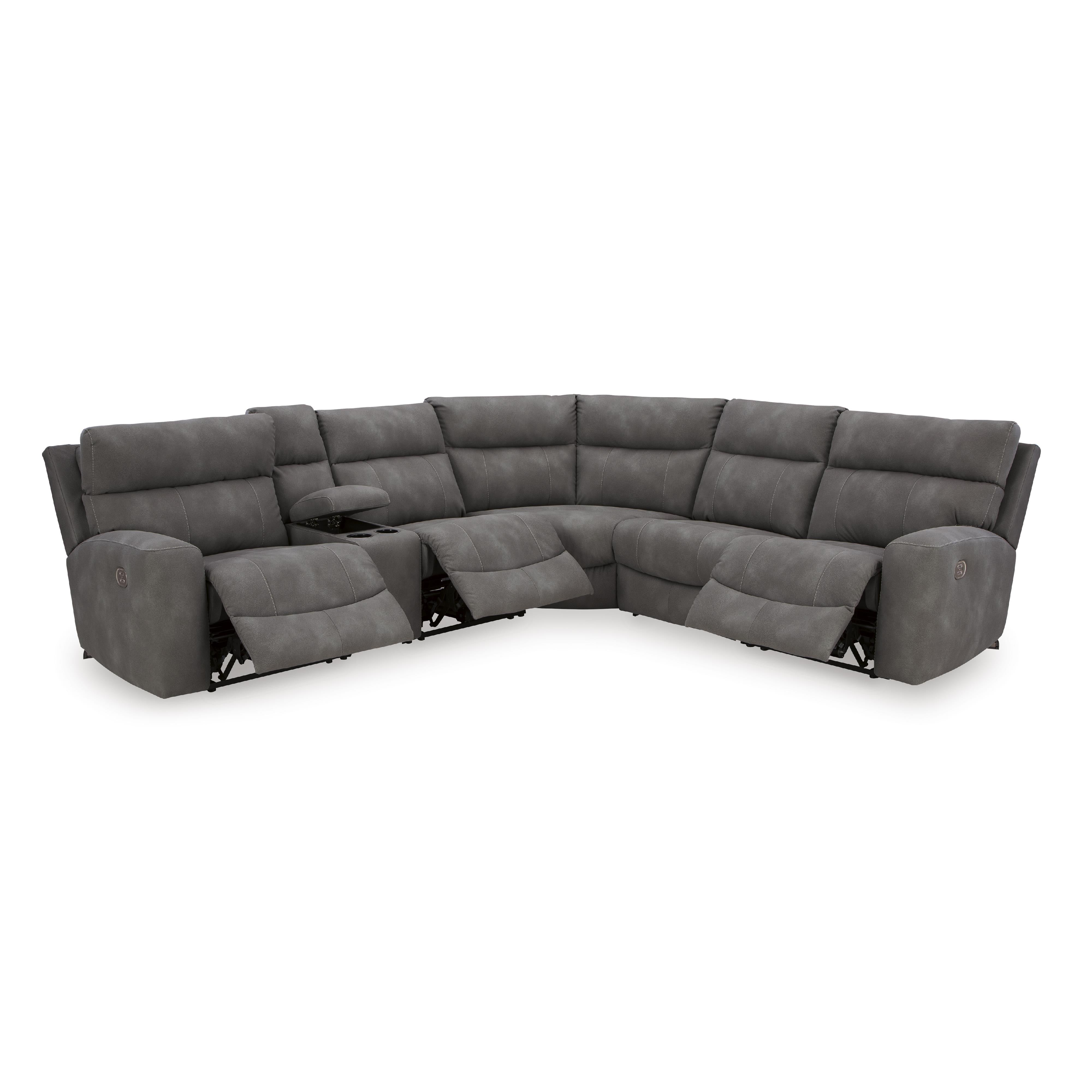 Signature Design by Ashley Next-Gen DuraPella Power Reclining Leather Look 6 pc Sectional 6100358C/6100357C/6100331C/6100377C/6100346C/6100362C IMAGE 2