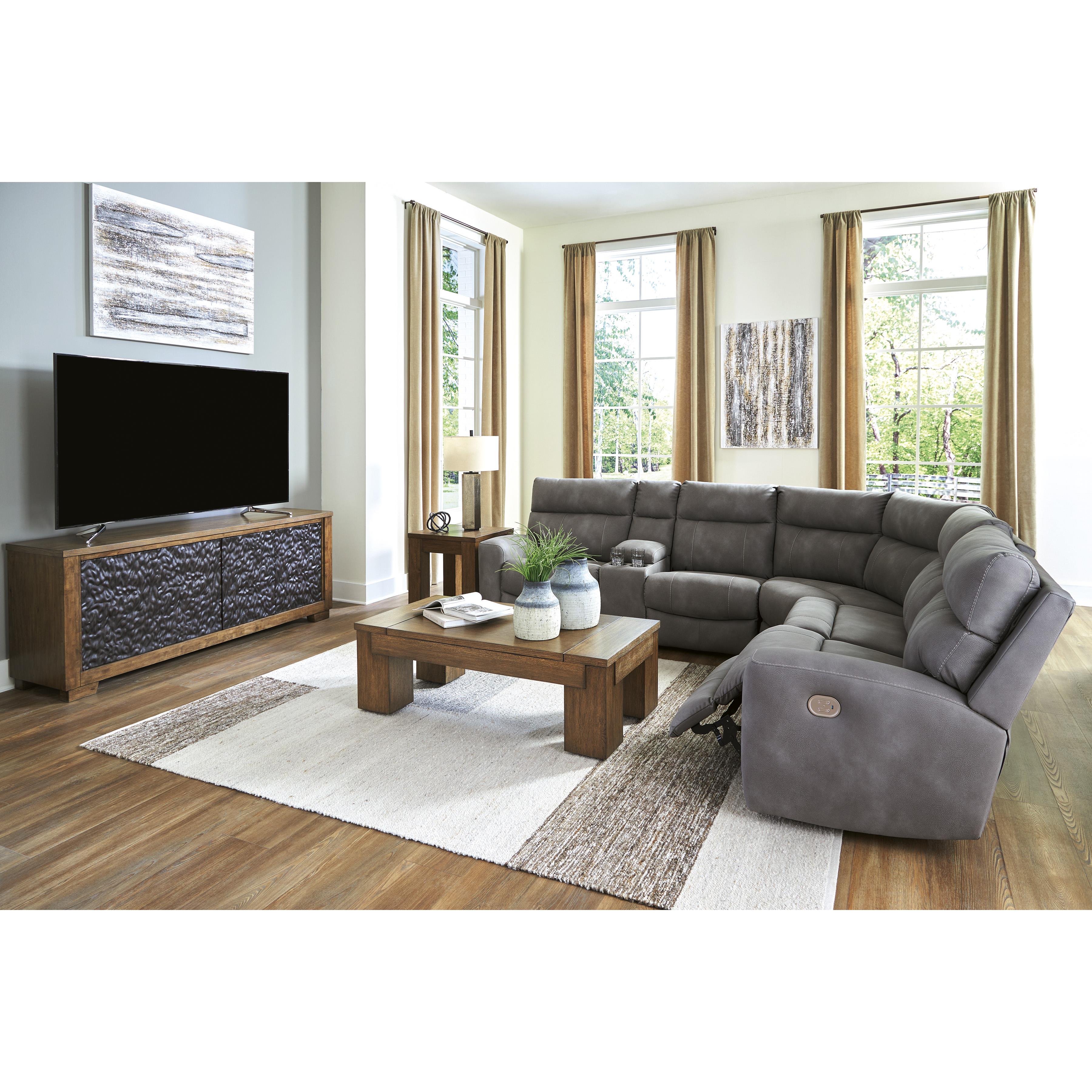  Signature Design by Ashley Next-Gen DuraPella Power Reclining Leather Look 6 pc Sectional 6100358C/6100357C/6100331C/6100377C/6100346C/6100362C IMAGE 5