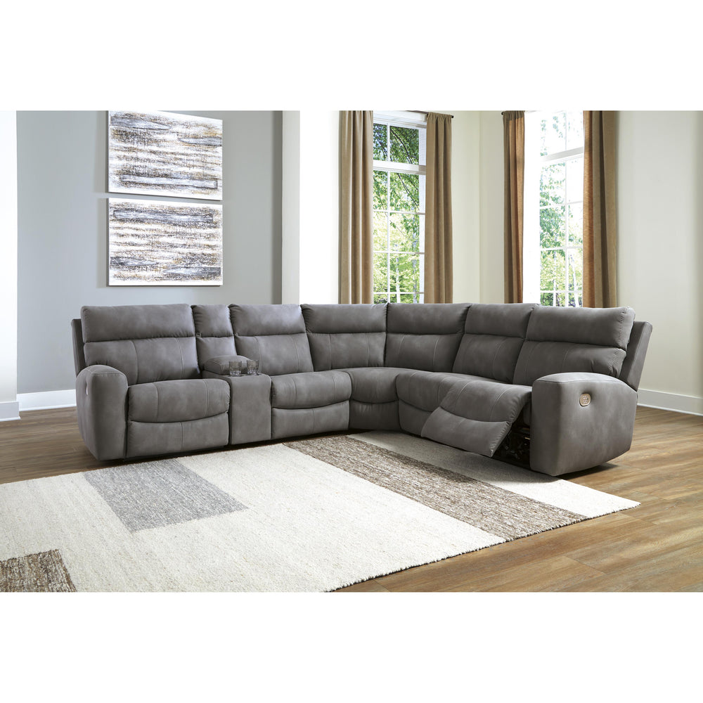  Signature Design by Ashley Next-Gen DuraPella Power Reclining Leather Look 6 pc Sectional 6100358C/6100357C/6100331C/6100377C/6100346C/6100362C IMAGE 8