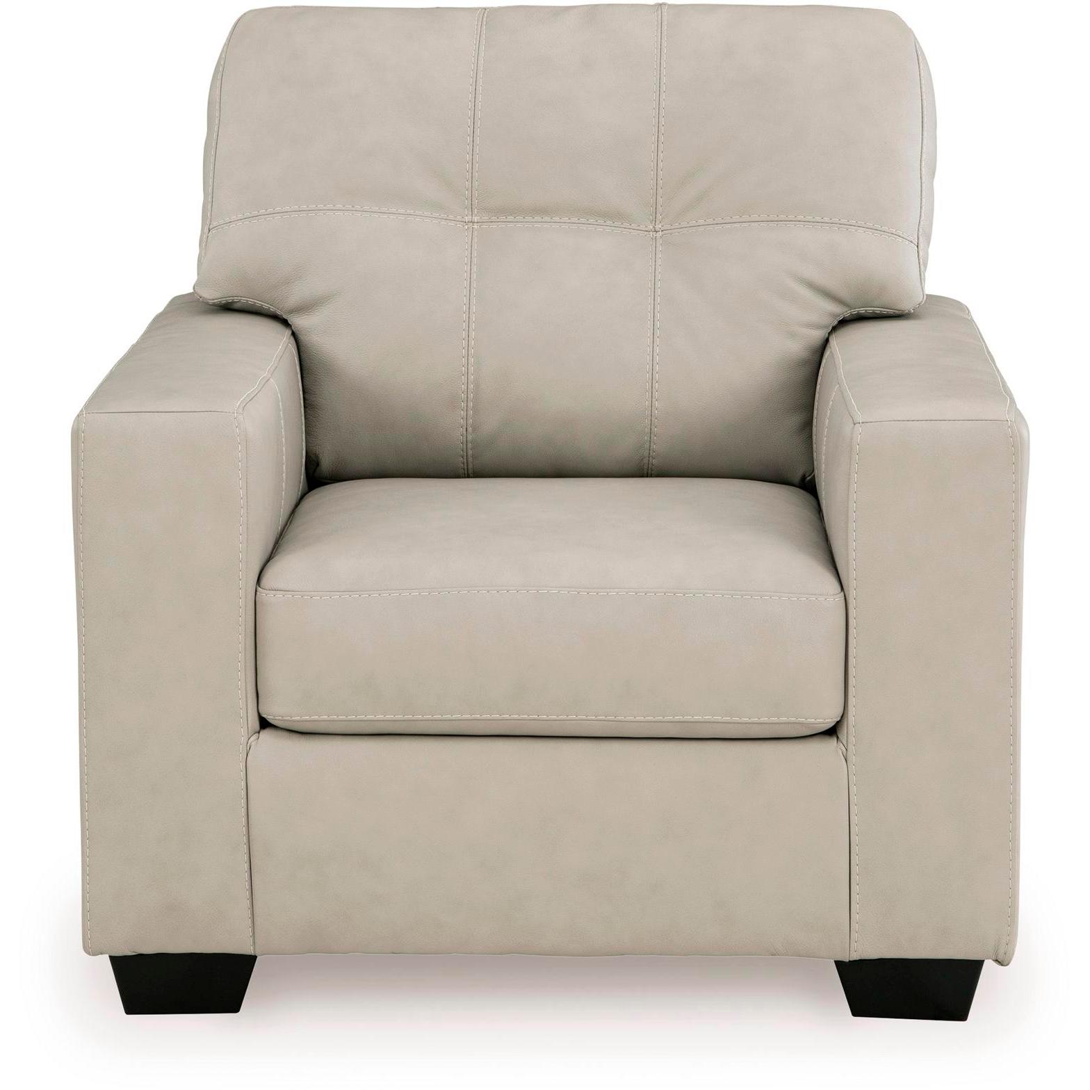  Signature Design by Ashley Santorine Stationary Leather Match Chair 2170820C IMAGE 2