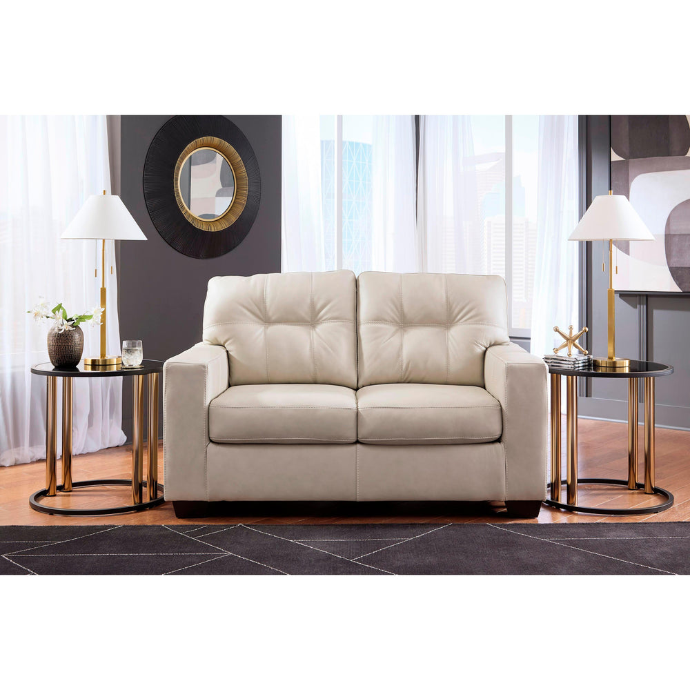  Signature Design by Ashley Santorine Stationary Leather Match Loveseat 2170835C IMAGE 4