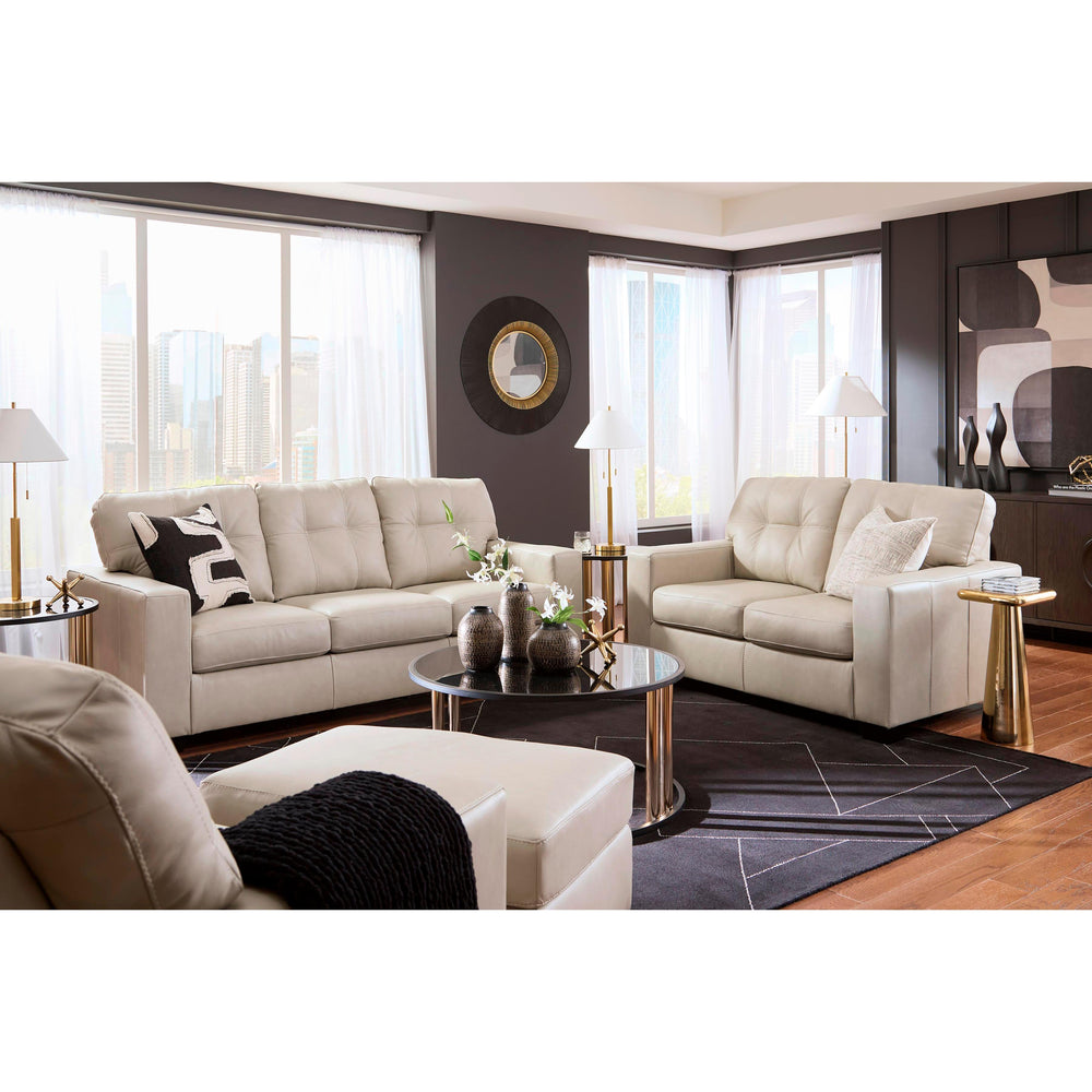  Signature Design by Ashley Santorine Stationary Leather Match Sofa 2170838C IMAGE 11