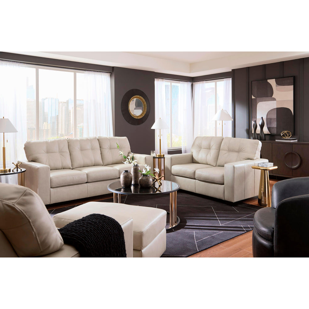  Signature Design by Ashley Santorine Stationary Leather Match Sofa 2170838C IMAGE 12