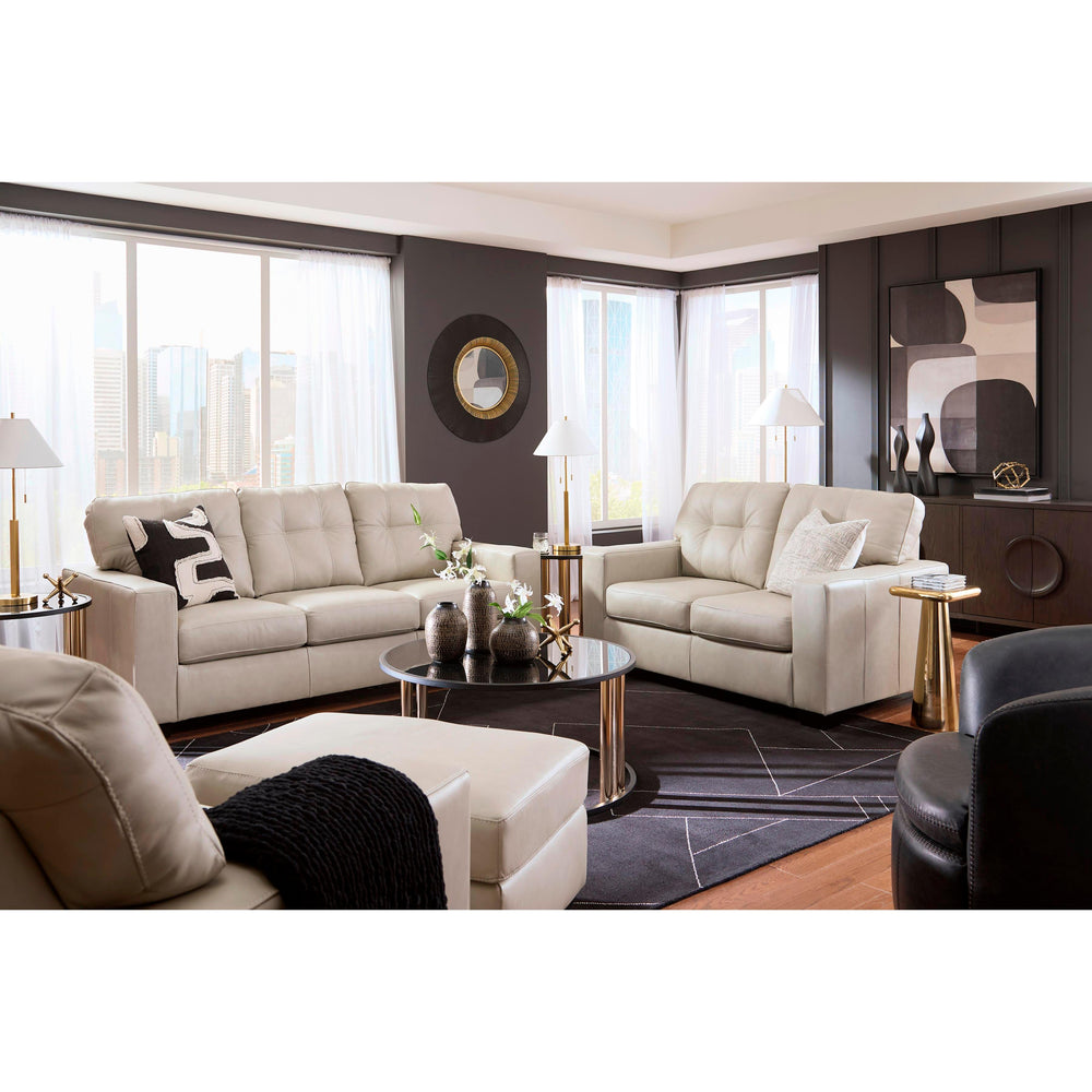  Signature Design by Ashley Santorine Stationary Leather Match Sofa 2170838C IMAGE 13