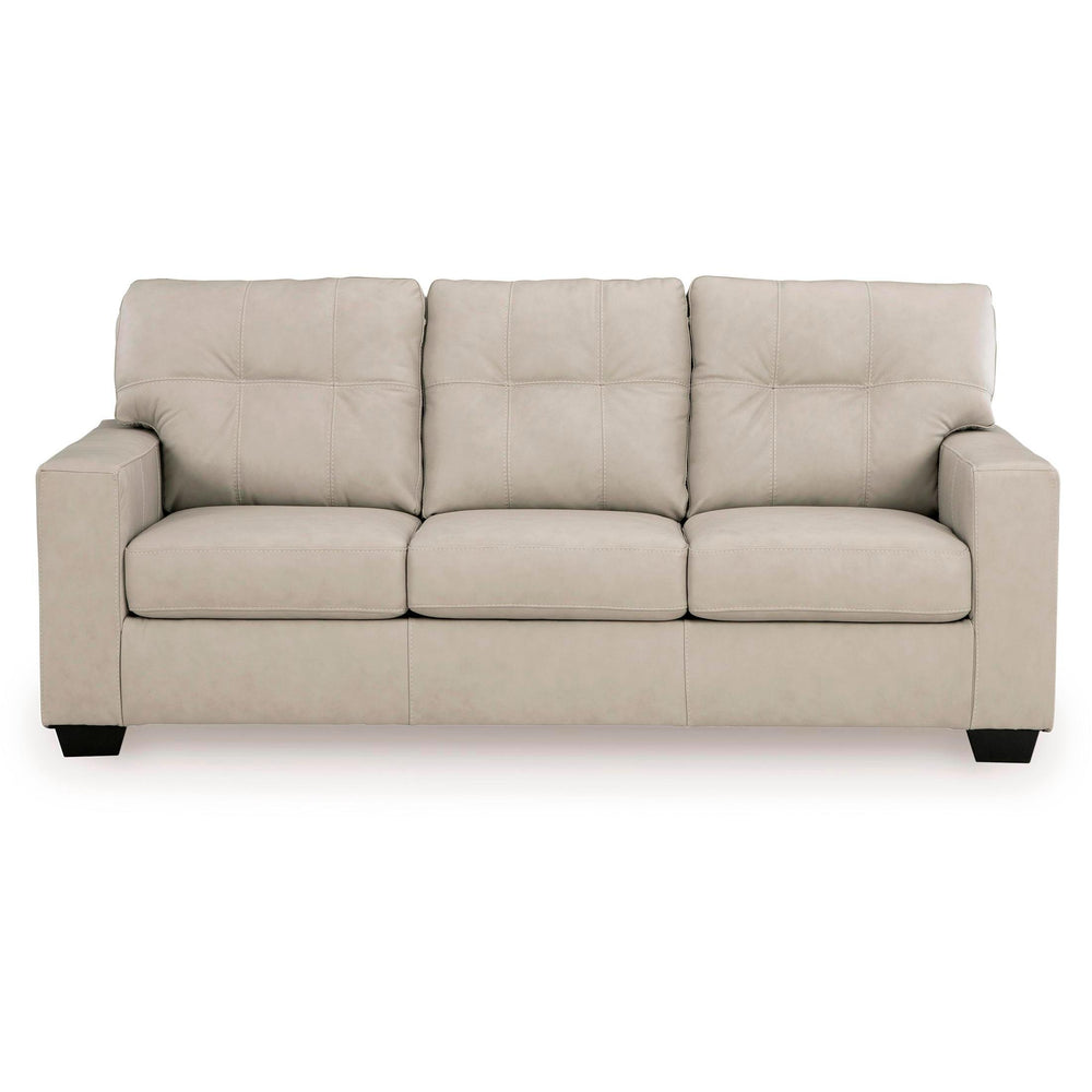  Signature Design by Ashley Santorine Stationary Leather Match Sofa 2170838C IMAGE 2