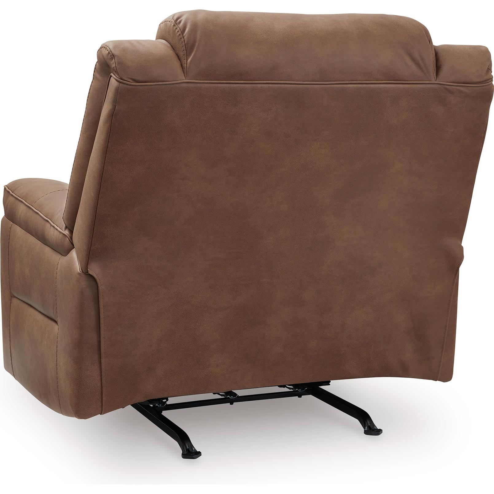  Signature Design by Ashley Status Check Rocker Leather Look Recliner PC6530825C IMAGE 5