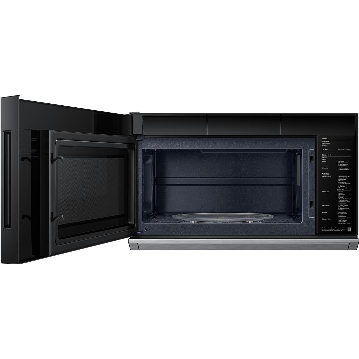  Samsung 2.1 cu. ft. Over-the-Range Microwave with Dual Ventilation and Auto Connectivity ME80H2160RAC IMAGE 2