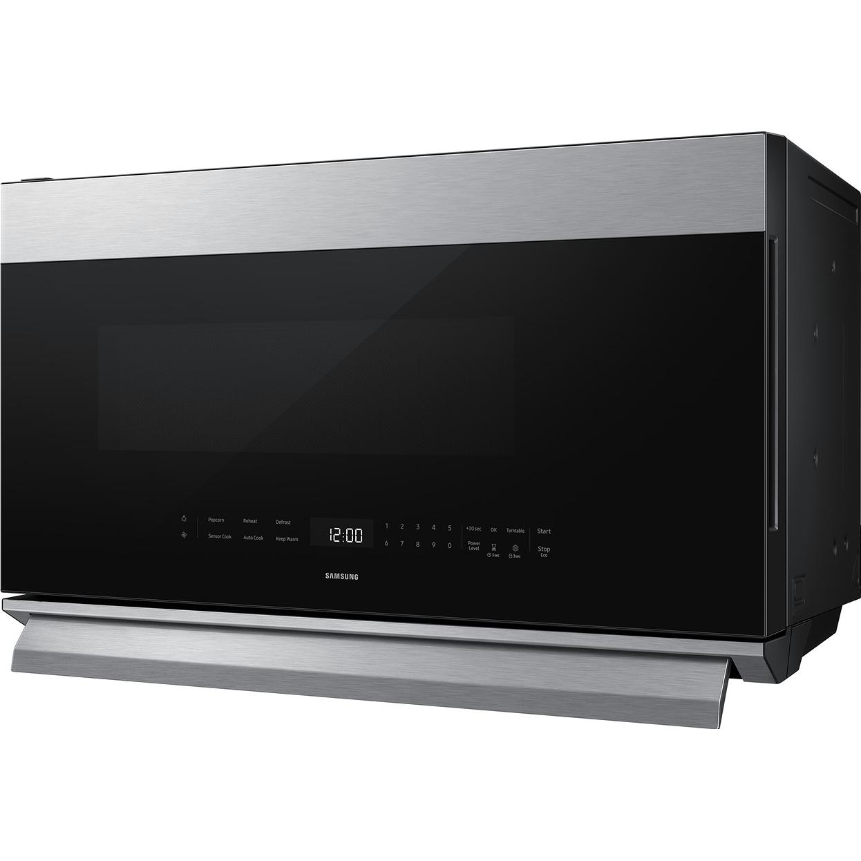  Samsung 2.1 cu. ft. Over-the-Range Microwave with Dual Ventilation and Auto Connectivity ME80H2160RAC IMAGE 4
