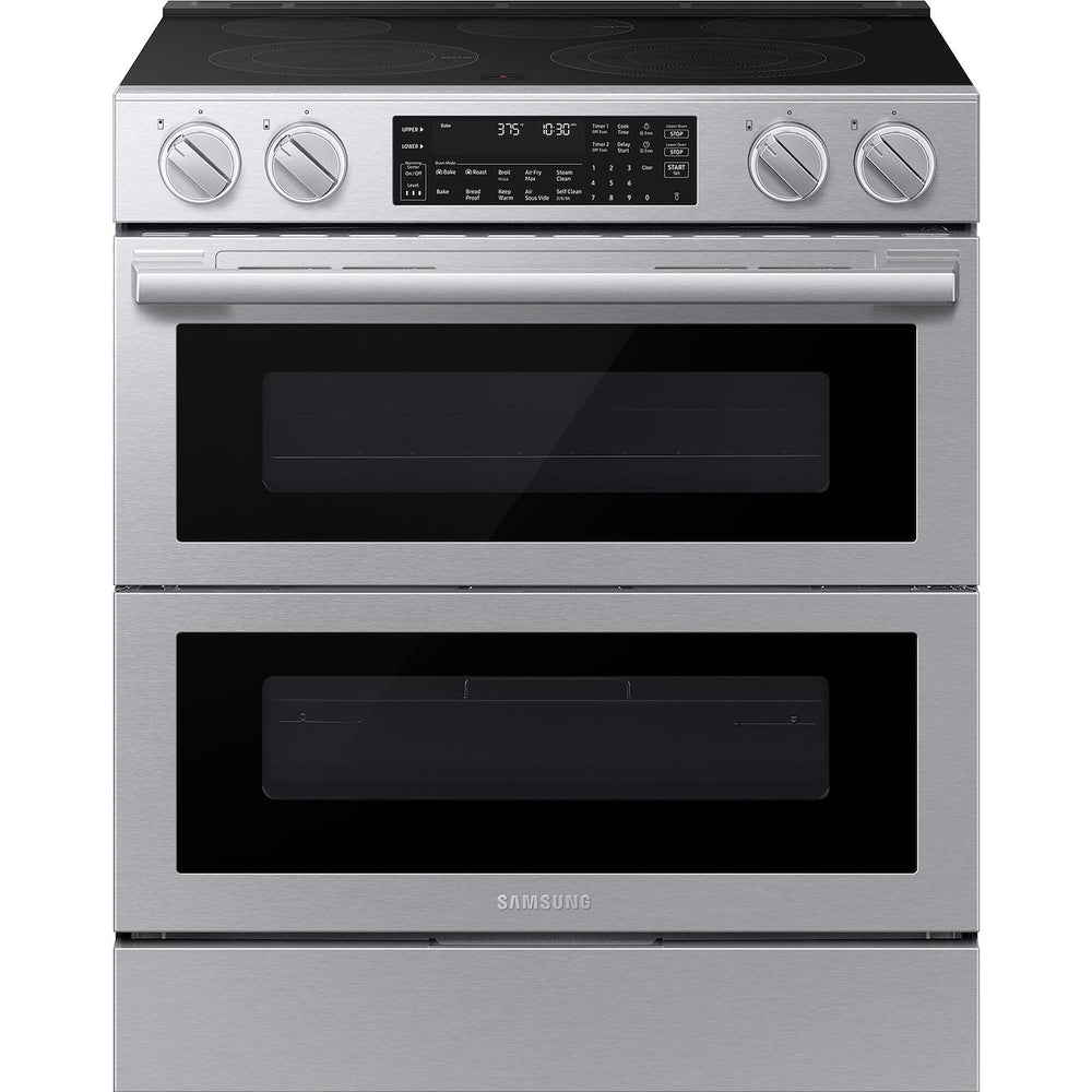  Samsung 30-inch Slide-in Electric Range with True Convection with Air Fry Max NSE90H63DRAC IMAGE 4