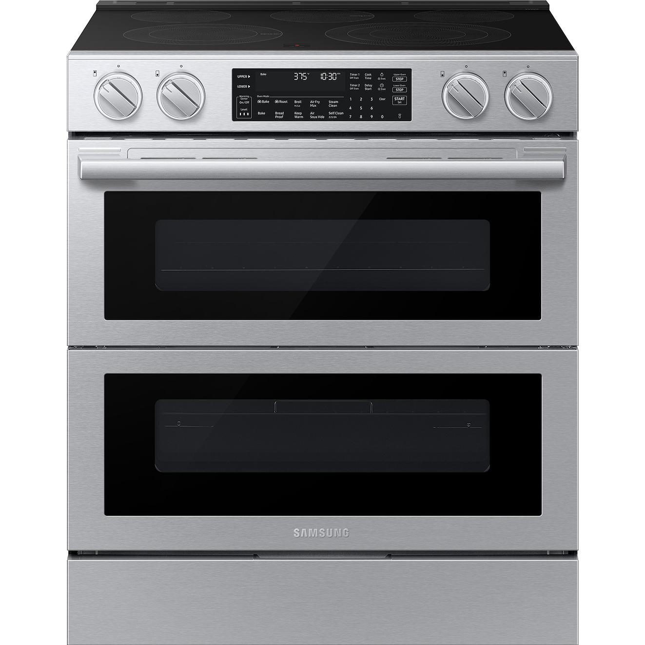  Samsung 30-inch Slide-in Electric Range with True Convection with Air Fry Max NSE90H63DRAC IMAGE 4