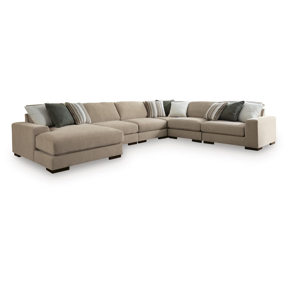  Benchcraft Linenhause 31803S14 6 pc Sectional with Chaise IMAGE 1