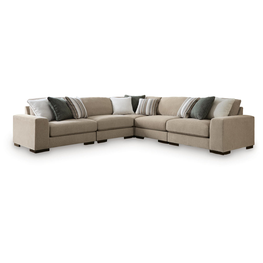  Benchcraft Linenhause 31803S17 5 pc Sectional IMAGE 1