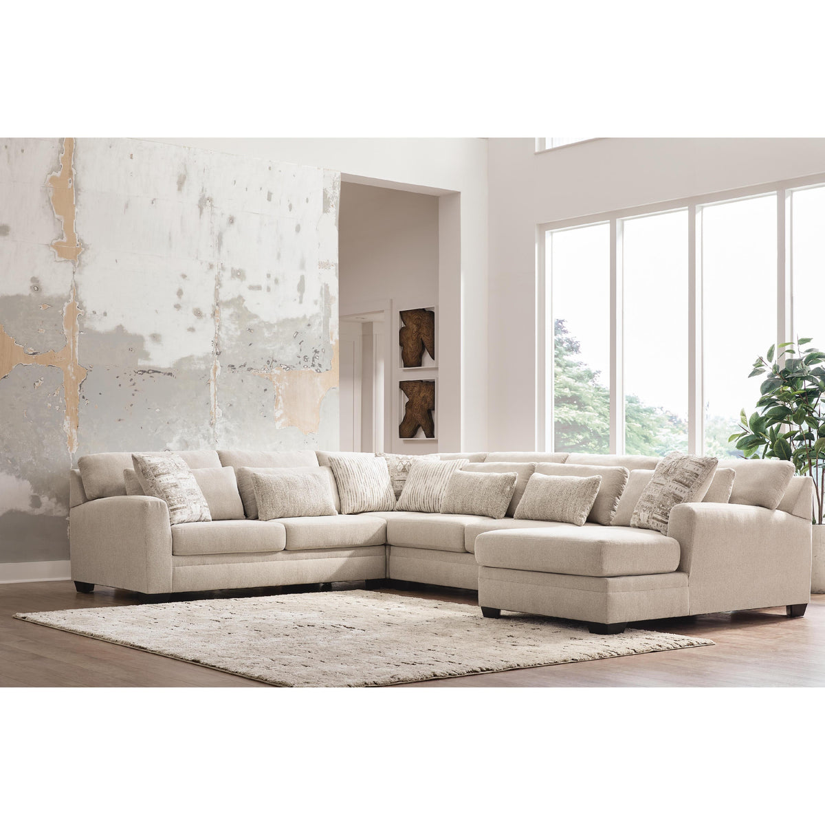  Benchcraft Mandi Point 62606S2 4 pc Sectional with Chaise IMAGE 2