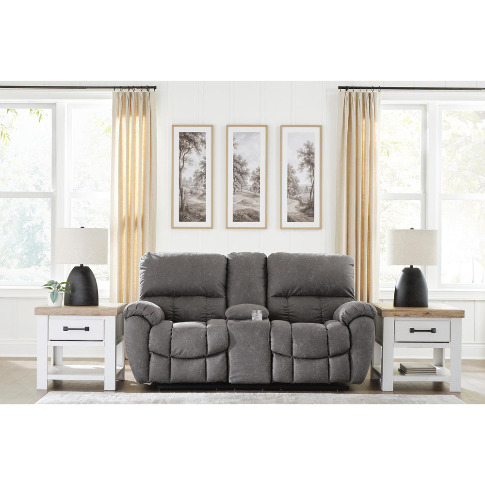  Signature Design by Ashley Bakerstein PC1250318 Power Recliner Loveseat with Console & Adjustable Headrest IMAGE 7