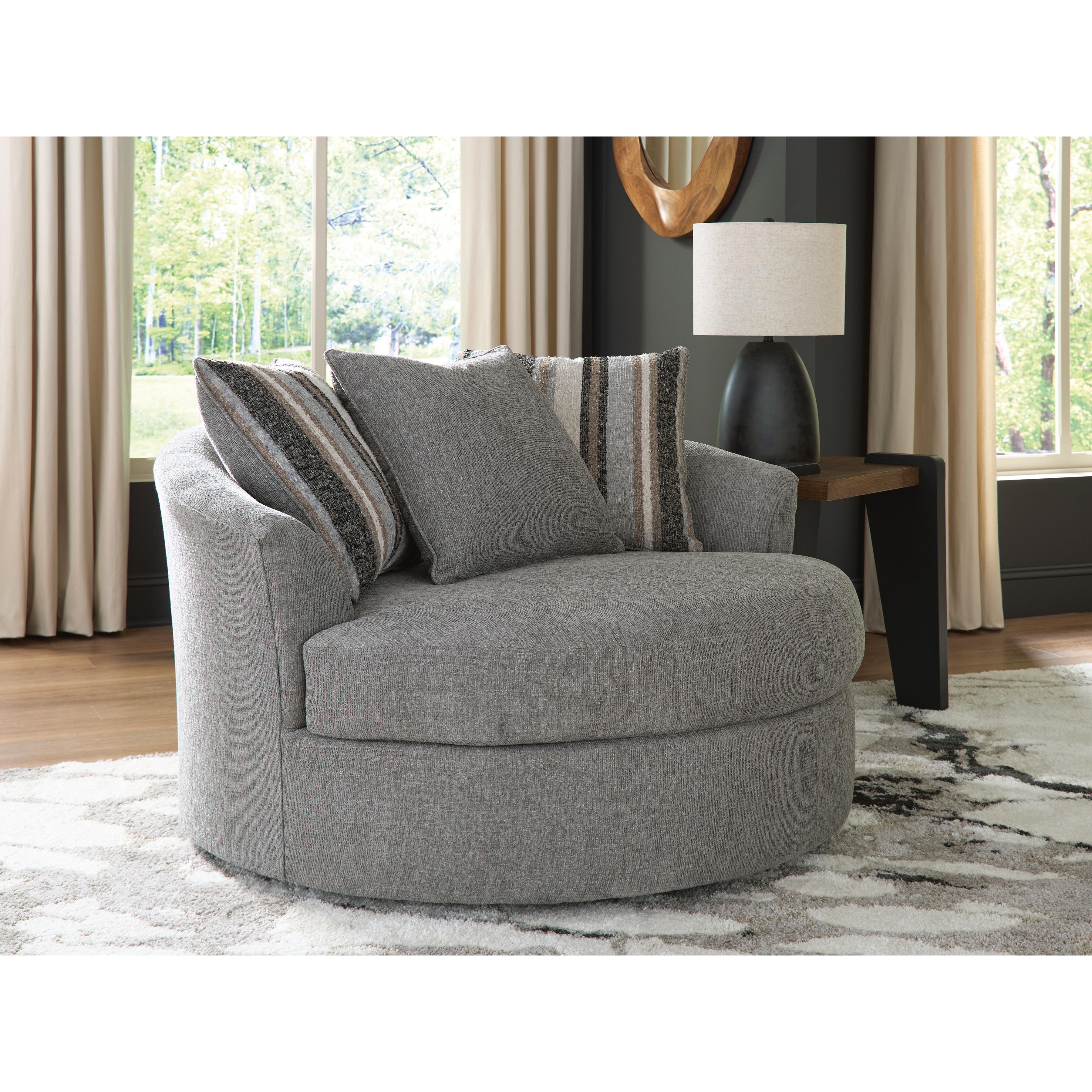  Signature Design by Ashley Creston Heights PC6410621 Oversized Swivel Accent Chair IMAGE 4