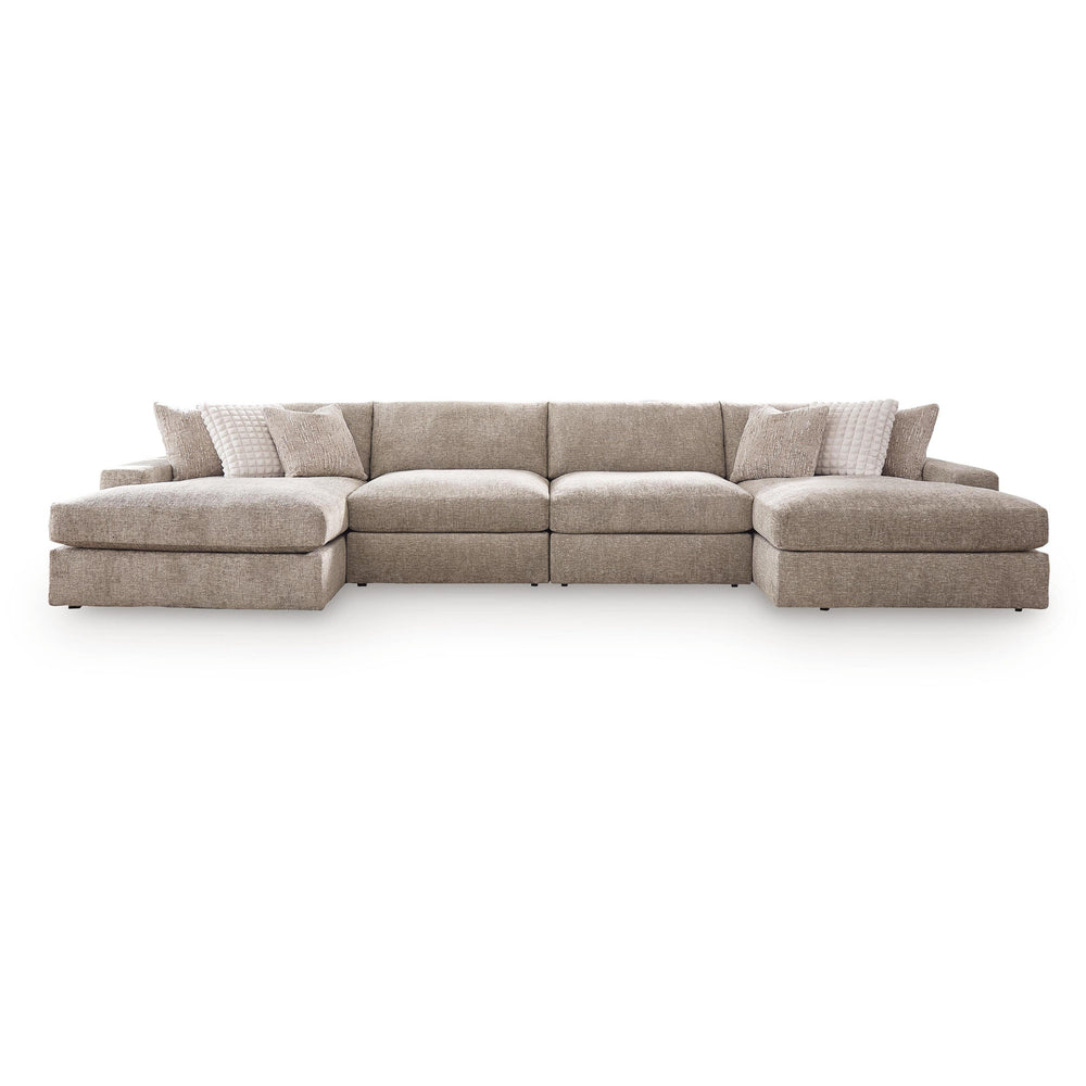  Signature Design by Ashley Nexora-Court PC68008S9 4 pc Double Chaise Sectional IMAGE 1