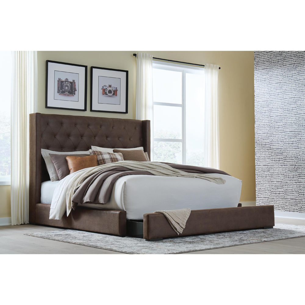  Signature Design by Ashley Lavernty PCB9002B1 Queen Upholstered Storage Bed IMAGE 6