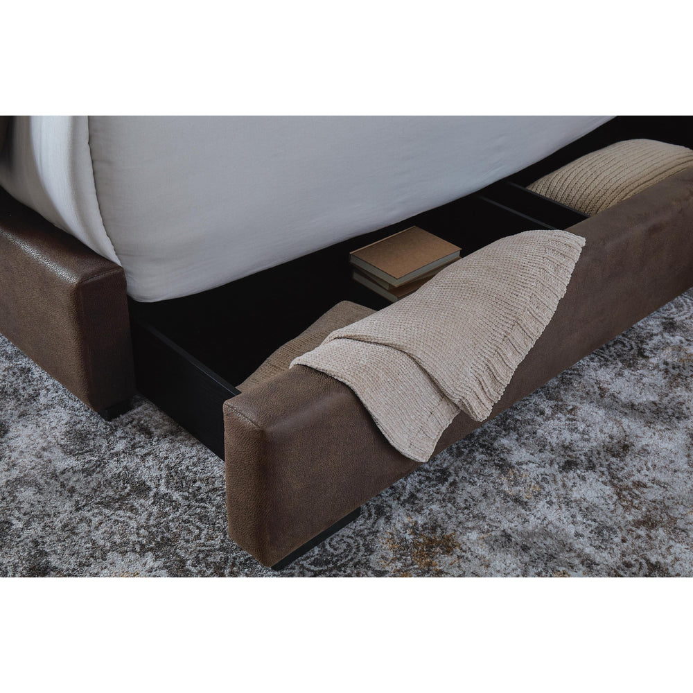  Signature Design by Ashley Lavernty PCB9002B1 Queen Upholstered Storage Bed IMAGE 9
