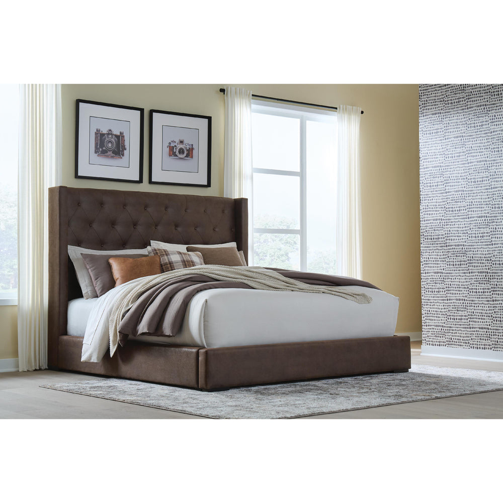  Signature Design by Ashley Lavernty PCB9002B2 King Upholstered Storage Bed IMAGE 7