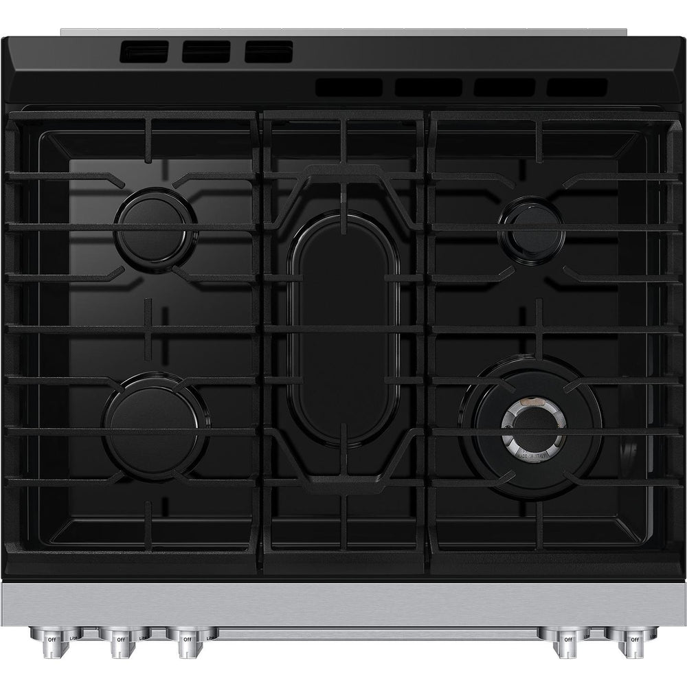  Samsung 30-inch, 6.0 cu. ft. Slide-in Gas Range with True Convection Technology NSG90H60DRAA IMAGE 3