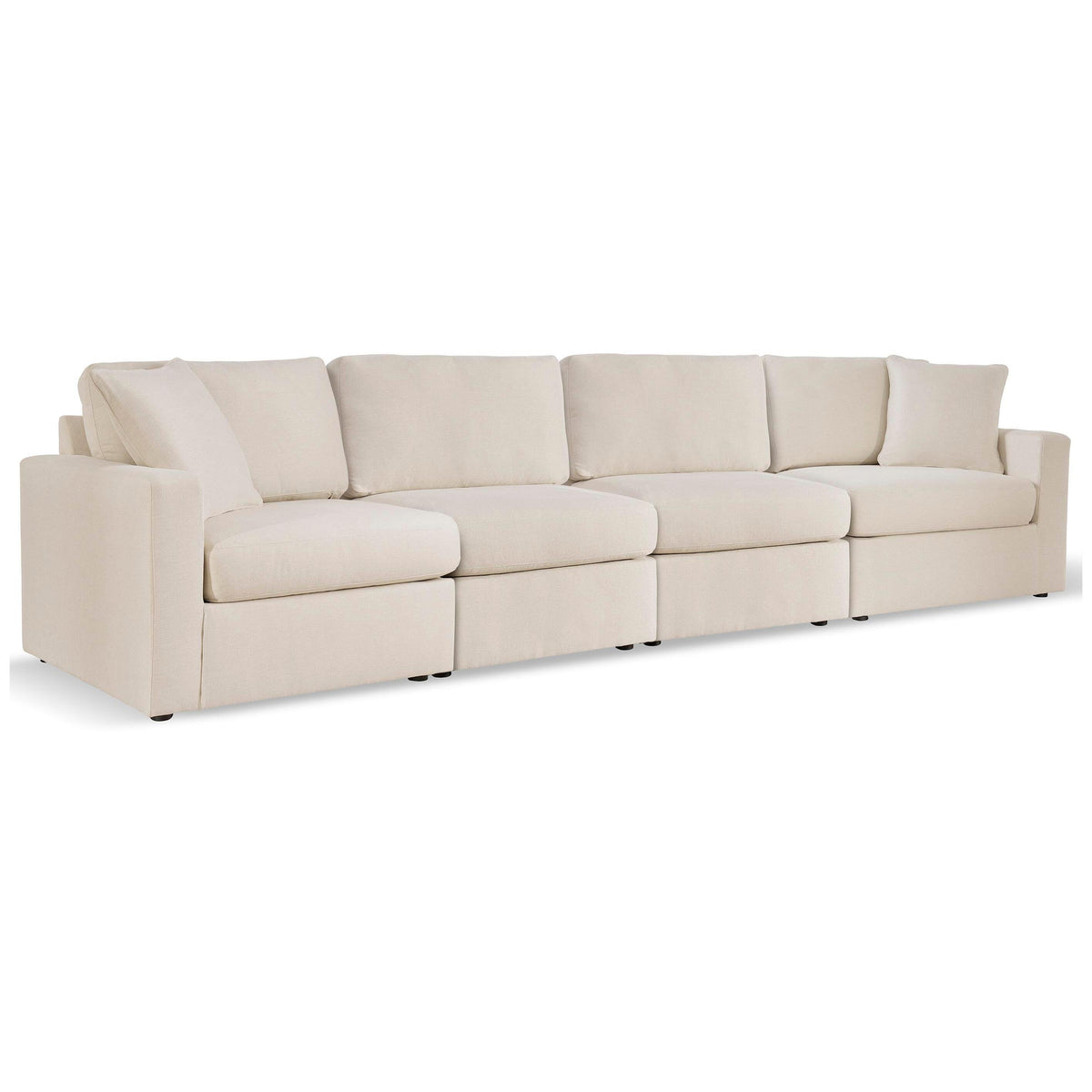  Signature Design by Ashley® Modmax 92103U1 4 pc Sectional and 2 Ottomans - Oyster IMAGE 6