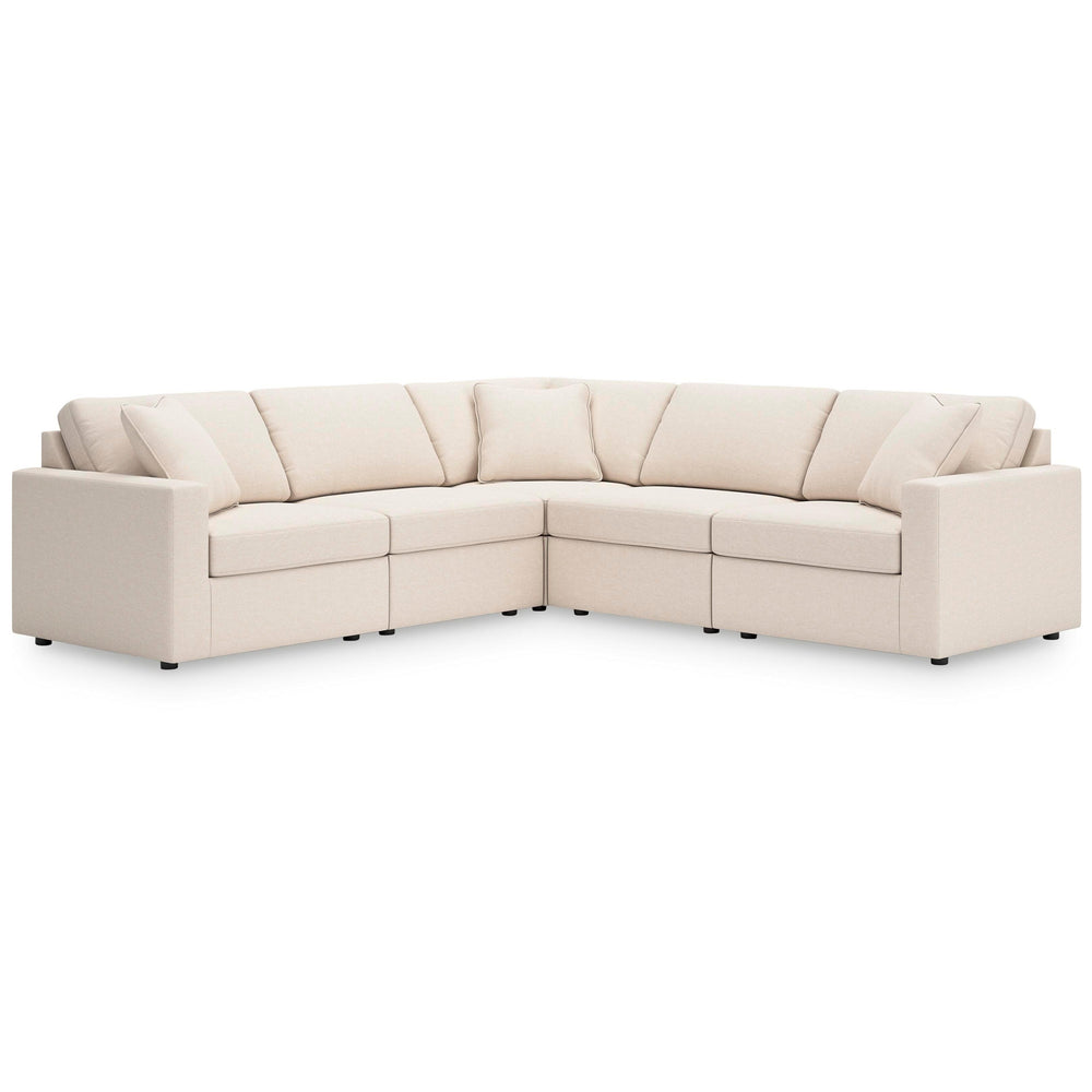  Signature Design by Ashley® Modmax 92103U14 5 pc Sectional and Ottoman - Oyster IMAGE 1