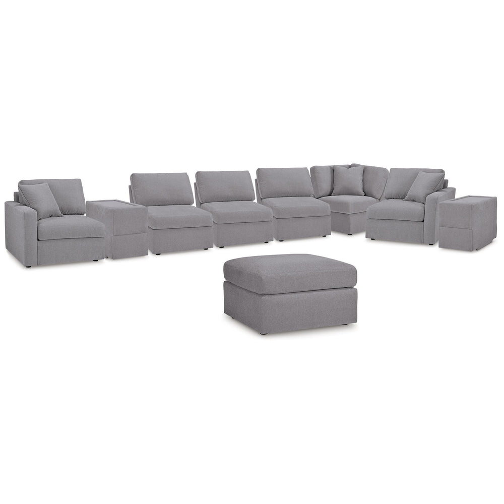  Signature Design by Ashley® Modmax 92104U3 8 pc Sectional and Ottoman - Granite IMAGE 1