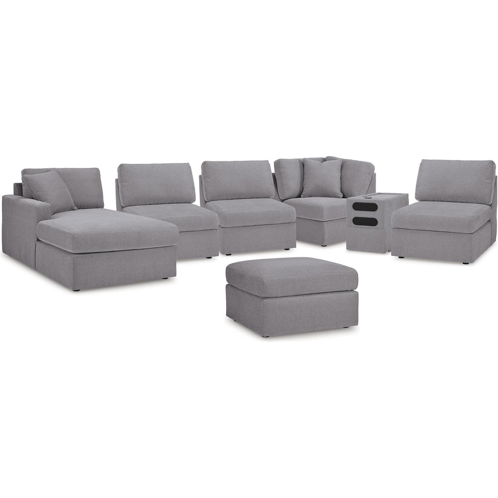 Signature Design by Ashley® Modmax 92104U9 6 pc Sectional with Chaise and Ottoman - Granite IMAGE 1